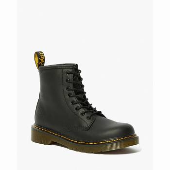 Dr Martens Gyerek 1460 Softy T Bőr Lace Up Bakancs Fekete